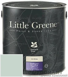 Little Greene Acrylic Eggshell (Intelligent Eggshell) 5 л цвет LGGr284 палитра Little Greene Green