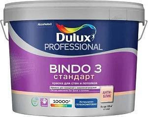 DULUX BINDO 3 Стандарт глубокоматовая краска
