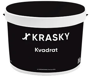 X2B Kvadrat X Krasky матовая краска для потолков глубокого чёрного цвета