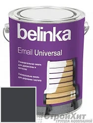 BELINKA Email Universal Эмаль2,7 л цвет RAL 5004 палитра RAL CLASSIC K7