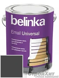 BELINKA Email Universal Эмаль2,7 л цвет RAL 9004 палитра RAL CLASSIC K7