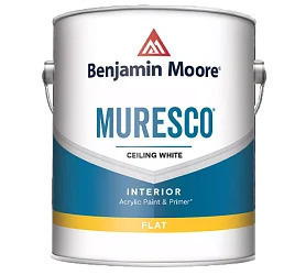 Benjamin Moore 258 Muresco Ceiling White краска для потолка