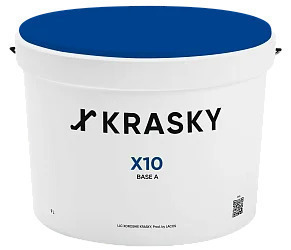 X10 X Krasky шелковисто-матовая краска для стен и потолков