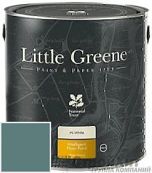 Little Greene Intelligent Floor Paint 2,5 л цвет LGGr310 палитра Little Greene Green