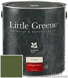 Little Greene Acrylic Gloss (Intelligent Gloss) 1 л цвет LGGr303 палитра Little Greene Green