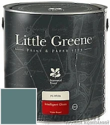 Little Greene Acrylic Gloss (Intelligent Gloss) 1 л цвет LGGr310 палитра Little Greene Green