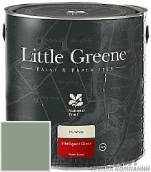 Little Greene Acrylic Gloss (Intelligent Gloss) 1 л цвет LGGr296 палитра Little Greene Green