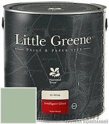 Little Greene Acrylic Gloss (Intelligent Gloss) 1 л цвет LGGr138 палитра Little Greene Green