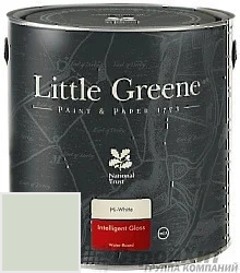 Little Greene Acrylic Gloss (Intelligent Gloss) 1 л цвет LG100 палитра Little Greene