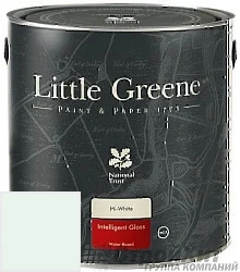 Little Greene Acrylic Gloss (Intelligent Gloss) 1 л цвет LGGr282 палитра Little Greene Green