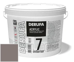 Derufa Интерьер-7 (SM) шелковисто-матовая краска 9 л цвет DRF 9069 палитра DERUFA