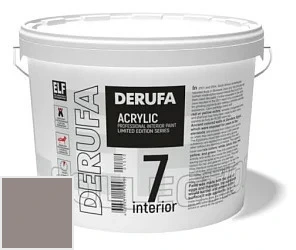 Derufa Интерьер-7 (SM) шелковисто-матовая краска 9 л цвет DRF 9068 палитра DERUFA