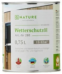 GNature Wetterschutzöl защитное масло для древесины для наружних работ