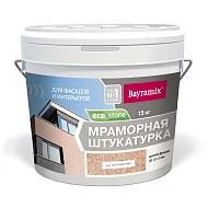 Bayramix мраморная штукатурка Ecostone крупная фракция (K) 1,0-1,5 мм
