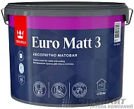 Tikkurila Euro Matt 3 краска для стен и потолков