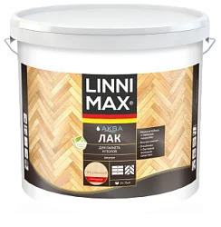LINNIMAX (ALPINA) аква лак акриловый для паркета и полов для вн раб глянцевый, прозрачный