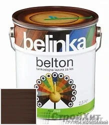 Belinka Belton /Декоративное глубоко проникающее тонкослойное лазурное покрытие 0.75 л цвет 045 палитра Pinotex "Древесная Гармония"