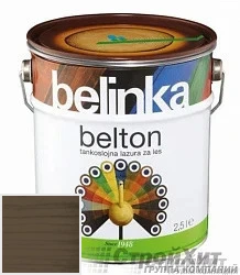 Belinka Belton /Декоративное глубоко проникающее тонкослойное лазурное покрытие 0.75 л цвет 047 палитра Pinotex "Древесная Гармония"
