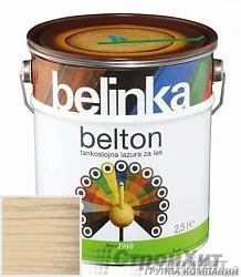 Belinka Belton /Декоративное глубоко проникающее тонкослойное лазурное покрытие 0.75 л цвет 002 палитра Pinotex "Древесная Гармония"