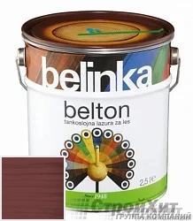 Belinka Belton /Декоративное глубоко проникающее тонкослойное лазурное покрытие 0.75 л цвет 040 палитра Pinotex "Древесная Гармония"
