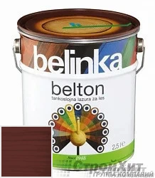 Belinka Belton /Декоративное глубоко проникающее тонкослойное лазурное покрытие 0.75 л цвет 037 палитра Pinotex "Древесная Гармония"