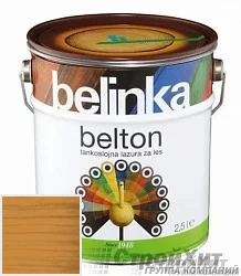 Belinka Belton /Декоративное глубоко проникающее тонкослойное лазурное покрытие 0.75 л цвет 025 палитра Pinotex "Древесная Гармония"