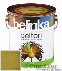Belinka Belton /Декоративное глубоко проникающее тонкослойное лазурное покрытие 0.75 л цвет 021 палитра Pinotex "Древесная Гармония"