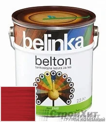 Belinka Belton /Декоративное глубоко проникающее тонкослойное лазурное покрытие 0.75 л цвет 039 палитра Pinotex "Древесная Гармония"