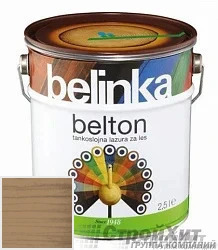 Belinka Belton /Декоративное глубоко проникающее тонкослойное лазурное покрытие 0.75 л цвет 004 палитра Pinotex "Древесная Гармония"