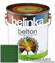 Belinka Belton /Декоративное глубоко проникающее тонкослойное лазурное покрытие 0.75 л цвет 019 палитра Pinotex "Древесная Гармония"
