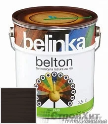 Belinka Belton /Декоративное глубоко проникающее тонкослойное лазурное покрытие 0.75 л цвет 048 палитра Pinotex "Древесная Гармония"