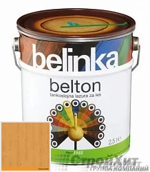 Belinka Belton /Декоративное глубоко проникающее тонкослойное лазурное покрытие 0.75 л цвет 5050 палитра TIKKURILA VALTTI
