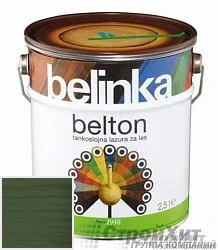 Belinka Belton /Декоративное глубоко проникающее тонкослойное лазурное покрытие 0.75 л цвет 017 палитра Pinotex "Древесная Гармония"