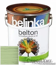 Belinka Belton /Декоративное глубоко проникающее тонкослойное лазурное покрытие 0.75 л цвет 016 палитра Pinotex "Древесная Гармония"