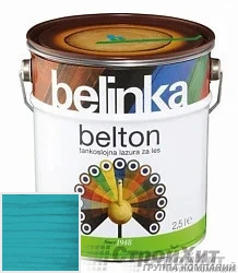 Belinka Belton /Декоративное глубоко проникающее тонкослойное лазурное покрытие 0.75 л цвет 014 палитра Pinotex "Древесная Гармония"