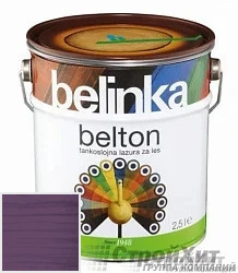 Belinka Belton /Декоративное глубоко проникающее тонкослойное лазурное покрытие 0.75 л цвет 043 палитра Pinotex "Древесная Гармония"