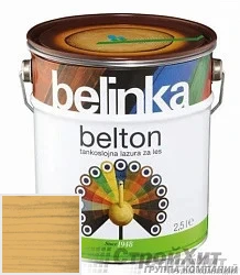 Belinka Belton /Декоративное глубоко проникающее тонкослойное лазурное покрытие 0.75 л цвет 024 палитра Pinotex "Древесная Гармония"