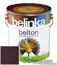 Belinka Belton /Декоративное глубоко проникающее тонкослойное лазурное покрытие 0.75 л цвет 042 палитра Pinotex "Древесная Гармония"