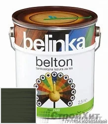 Belinka Belton /Декоративное глубоко проникающее тонкослойное лазурное покрытие 0.75 л цвет 018 палитра Pinotex "Древесная Гармония"