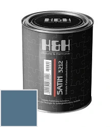 H&H Satin SM шелковисто-матовая краска 4.5 л цвет HH-796 палитра H&H (Historie & Harmonie)