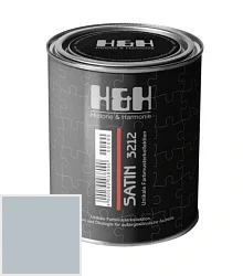 H&H Satin SM шелковисто-матовая краска 4.5 л цвет HH-799 палитра H&H (Historie & Harmonie)