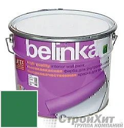 Belinka latex краска для внутренних стен и потолков 10 л цвет RAL 6029 палитра RAL CLASSIC K7