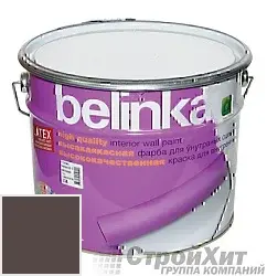 Belinka latex краска для внутренних стен и потолков 10 л цвет RAL 8017 палитра RAL CLASSIC K7