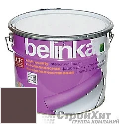 Belinka latex краска для внутренних стен и потолков 10 л цвет RAL 8016 палитра RAL CLASSIC K7