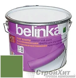 Belinka latex краска для внутренних стен и потолков 10 л цвет RAL 6017 палитра RAL CLASSIC K7