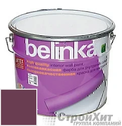 Belinka latex краска для внутренних стен и потолков 10 л цвет RAL 4004 палитра RAL CLASSIC K7
