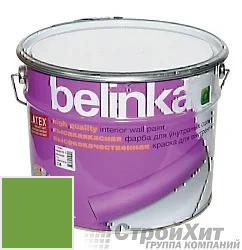 Belinka latex краска для внутренних стен и потолков 10 л цвет RAL 6018 палитра RAL CLASSIC K7