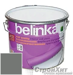 Belinka latex краска для внутренних стен и потолков 10 л цвет RAL 7005 палитра RAL CLASSIC K7