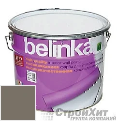 Belinka latex краска для внутренних стен и потолков 10 л цвет RAL 7006 палитра RAL CLASSIC K7