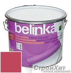 Belinka latex краска для внутренних стен и потолков 10 л цвет RAL 3018 палитра RAL CLASSIC K7